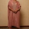 Pooja Keyur Blush Pink Embellished Kaftan Set -Divine Couture 51023pk3 1