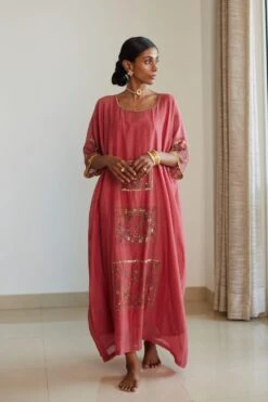 Sarang Kaur Pink Akaari Kaftan