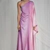 Mala And Kinnary Pink Draped Gown -Divine Couture 6323mka31 1