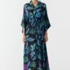 Studio RIGU Black Jungle Printed Kaftan -Divine Couture 6923sr17 1