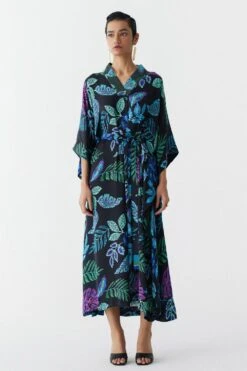 Studio RIGU Black Jungle Printed Kaftan