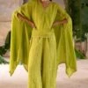 Deep Thee Lime Green Embellished Cape Set -Divine Couture 71023dt19 1