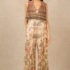 Tarun Tahiliani Multi-Hued Floral Digital Print Jumpsuit Set -Divine Couture 71223tt21 1