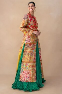 Debyani Mustard Embellished Jacket Set -Divine Couture 8823di6 3