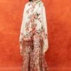Anamika Khanna Floral Printed Drape And Sharara Set -Divine Couture 911ak22 1