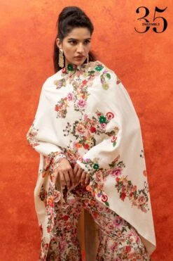 Anamika Khanna Floral Printed Drape And Sharara Set -Divine Couture 911ak22 5