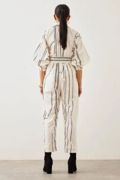 SNOB Off White Bowler Jumpsuit -Divine Couture 91sn30 6