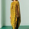 Prahnaaya Yellow Ajrakh Kaftan Set -Divine Couture 9523pr9 1