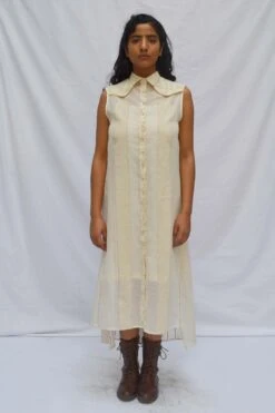 Ahmev Shirt Dress With A Printed Placket