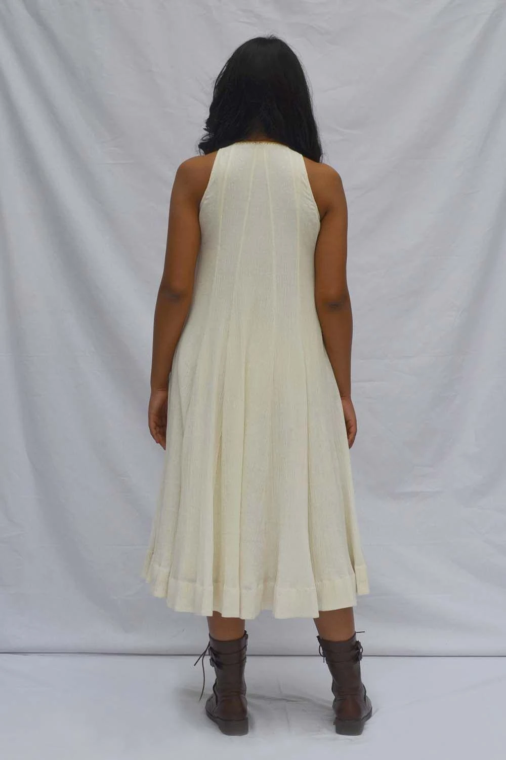 Ahmev Side Placket Crinkled Dress 6 Ahmev Side Placket Crinkled Dress - Image 4