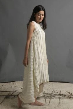 Ahmev High Low Corded Dress -Divine Couture ahm sfd 026 3