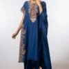 Anamika Khanna Blue Embroidered Kaftan & Pants -Divine Couture ak ens d 075 1