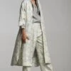 Alamelu Handloom Ikat Raw Silk Structured Cape -Divine Couture alme 014 1