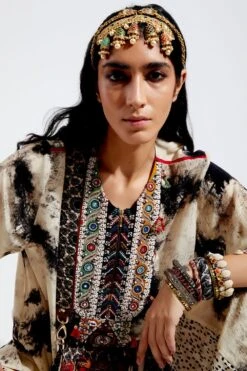 Aseem Kapoor Tie & Dye Mitra Kurta & Sharara Set 13 Aseem Kapoor Tie & Dye Mitra Kurta & Sharara Set -Divine Couture aw21 ac k 3 tr 1 5