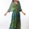 CAPISVIRLEO Moss Green Embellished Kaftan 1 CAPISVIRLEO Moss Green Embellished Kaftan -Divine Couture capo12 1