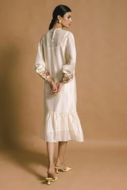 Chandrima Embroidered Kimono Dress -Divine Couture css21d10 5