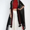 Twenty Nine Black Embellished Cape -Divine Couture ct 332bl 1