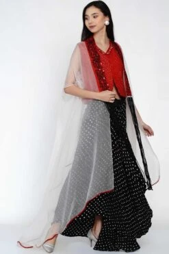 Twenty Nine White Embellished Cape