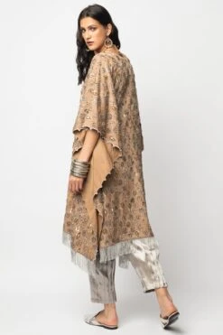 Heirloom By Rara Avis Embroidered Kaftan Set -Divine Couture d1667