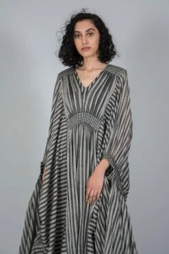 SWGT Striped Draped Kaftan -Divine Couture dr16 3