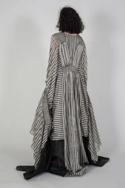 SWGT Striped Draped Kaftan -Divine Couture dr16 4