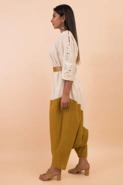 Pooja Keyur Two Tone Jumpsuit With Belt -Divine Couture pkabhla013 6