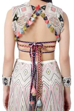 Payal Singhal Georgette Embroidered Choli With Shararaá -Divine Couture ps fw751 5