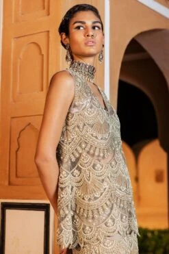 Ridhima Bhasin Gold Embellished Gharara Set 16 Ridhima Bhasin Gold Embellished Gharara Set -Divine Couture rb 1811rb19 7